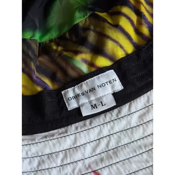 Dries Van Noten x Mika Ninagawa New Noir 2 Printed Bucket Hat - Picture 5 of 7